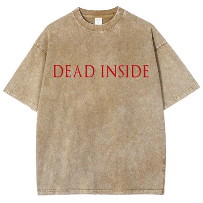 Dead Inside Vintage Distressed T-shirt