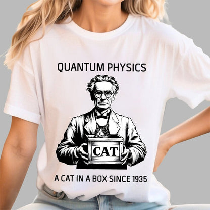 Schrödinger's Cat Quantum Geek T-Shirt