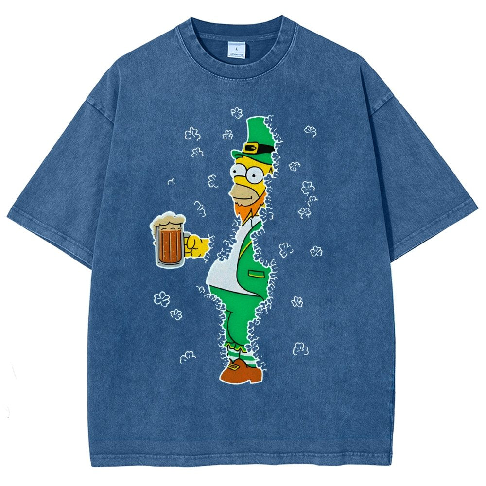 Into the Clovers-St. Patrick's Day Vintage Distressed T-shirt