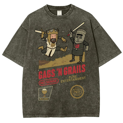 Gags 'n Grails Vintage Distressed T-shirt