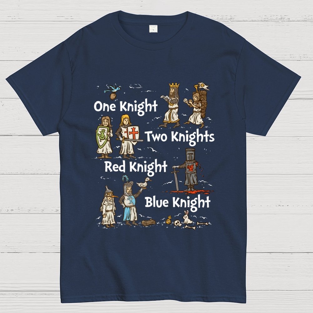 Red Knight, Blue Knight Unisex Geek T-Shirt