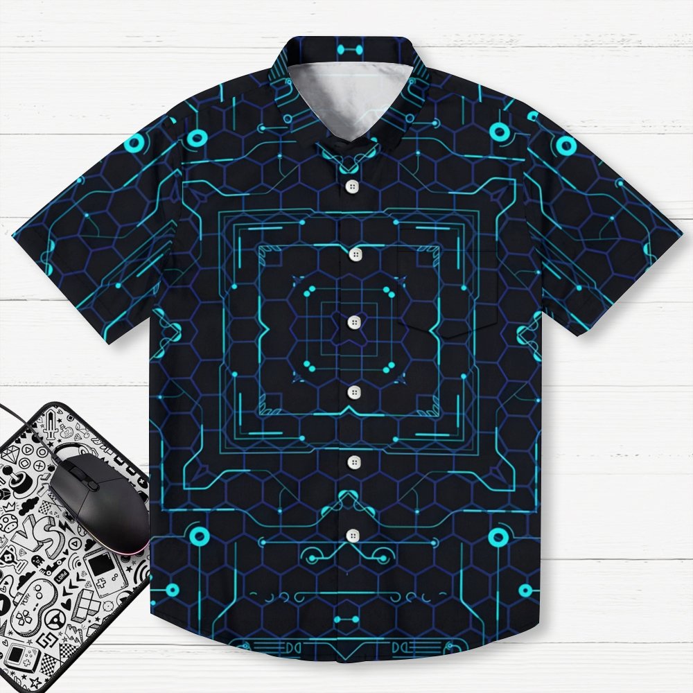 Computer Wiring Science Fictioncomputer Wiring Science Fiction Geek Hawaiian Shirt