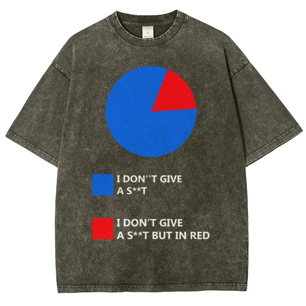 I Don't Give A S**t Vintage Distressed T-shirt