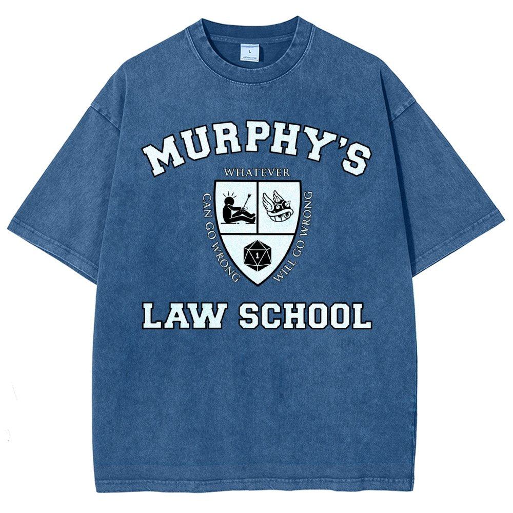 Murphy's Law School Vintage Distressed T-shirt