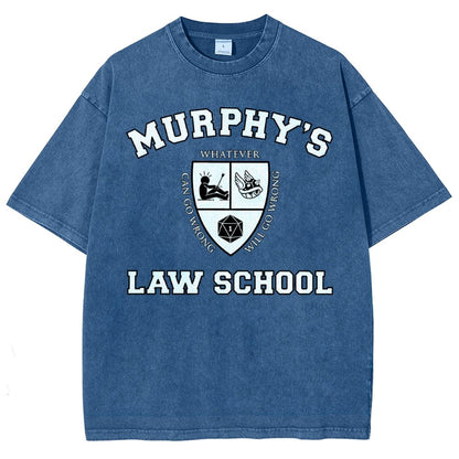 Murphy's Law School Vintage Distressed T-shirt