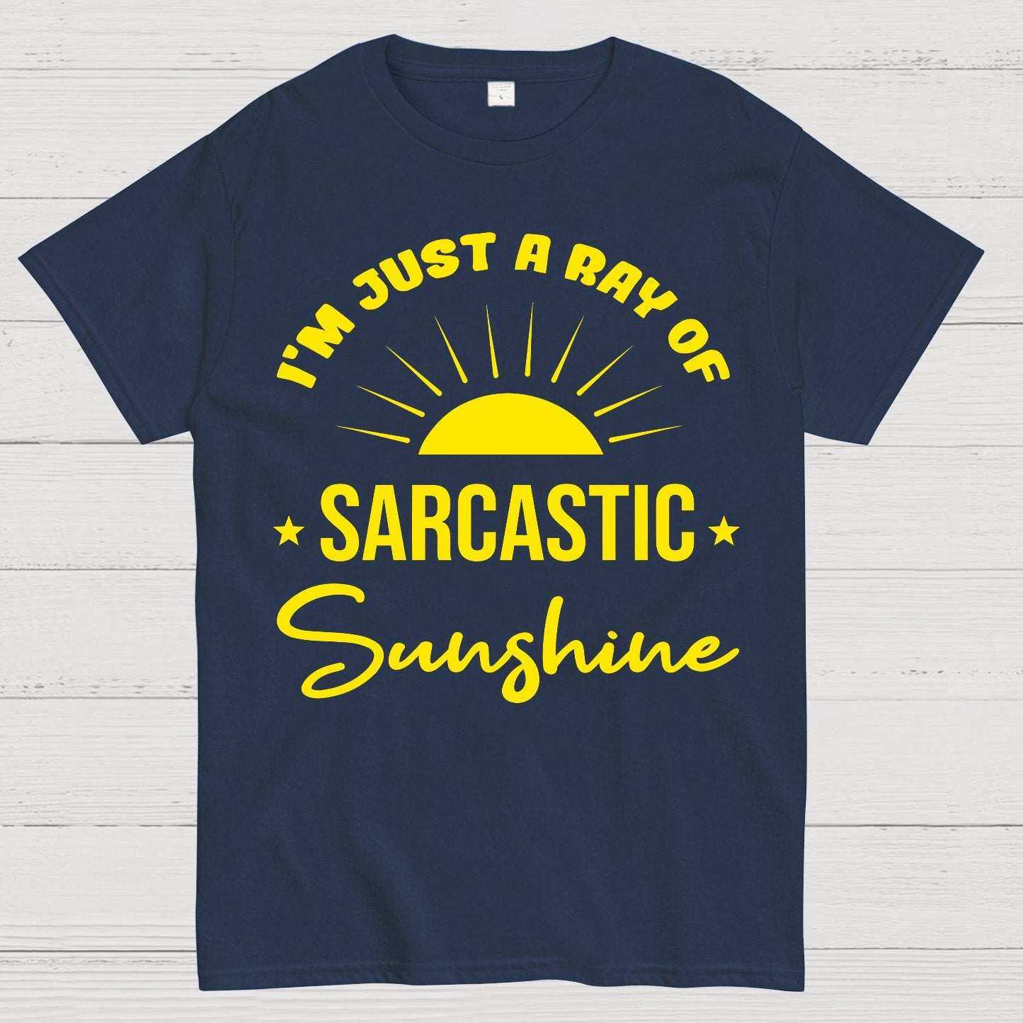 I'm Just A Ray Of Sarcastic Sunshine Funny Sarcastic Sayings Geek T-Shirt