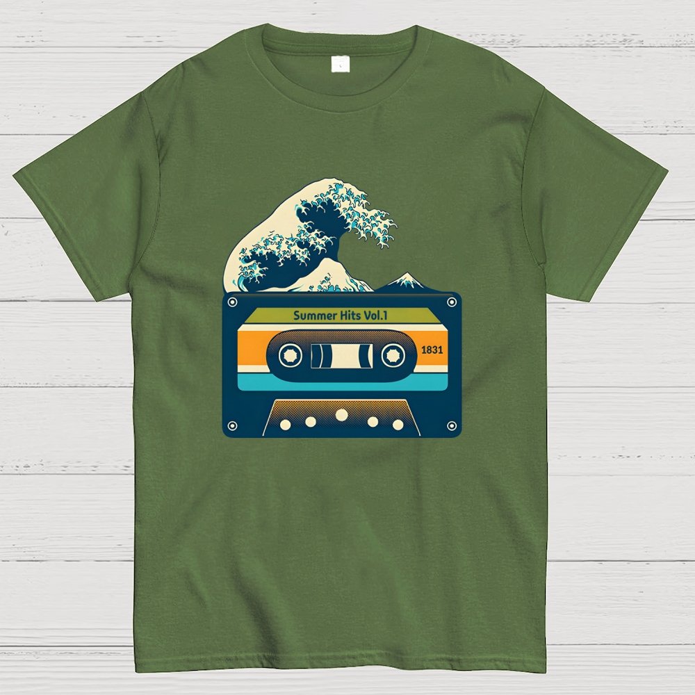 Summer Hits Of Kanagawa Cassette Geek T-Shirt