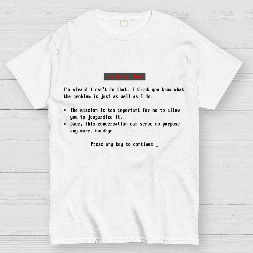 Blue Screen of HAL Geek T-Shirt