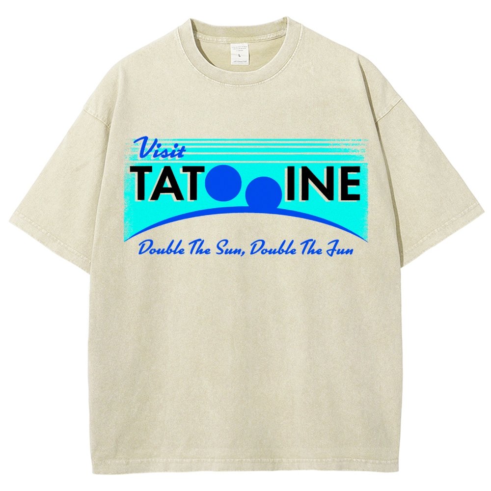 Double The Sun  Double The Fun Vintage Distressed T-shirt