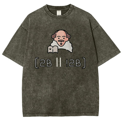 To Be Or Not To Be That Is The Question Essential Vintage Distressed T-shirt