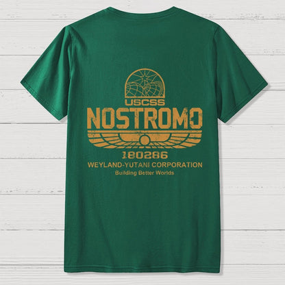 Mystery Ship Front And Back Printing Geek T-Shirt