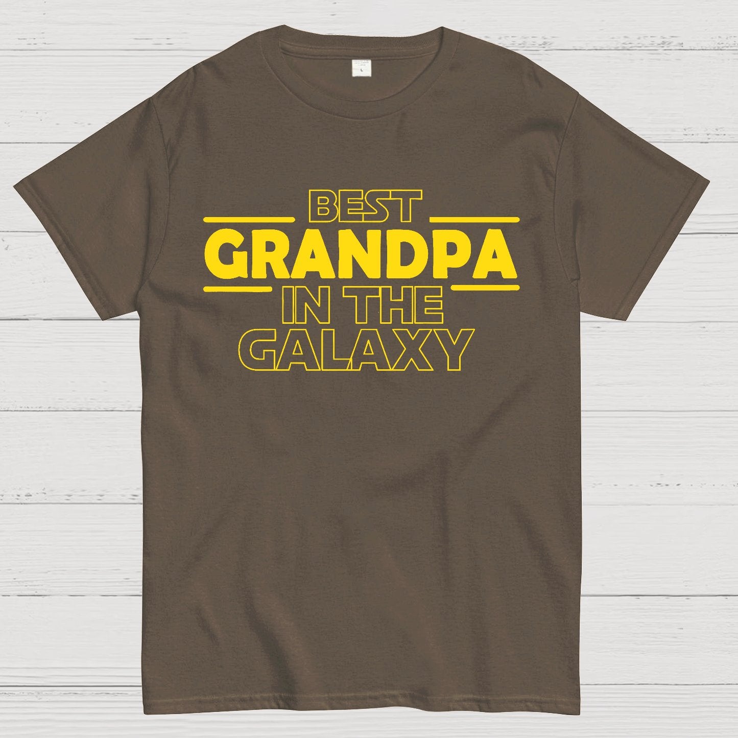 Best Grandpa in the Galaxy Geek T-Shirt