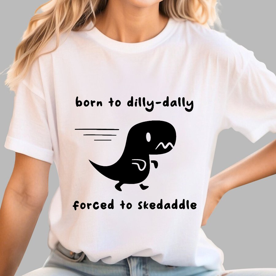 Forced To Skedaddle Geek T-Shirt