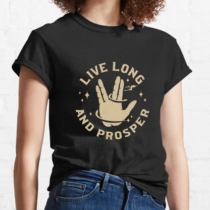 Live Long And Prosper Geeky T-Shirt