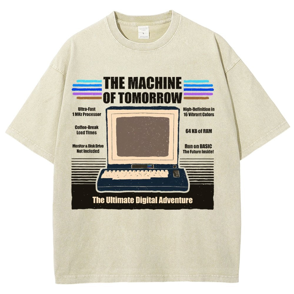 The Machine of Tomorrow Vintage Distressed T-shirt