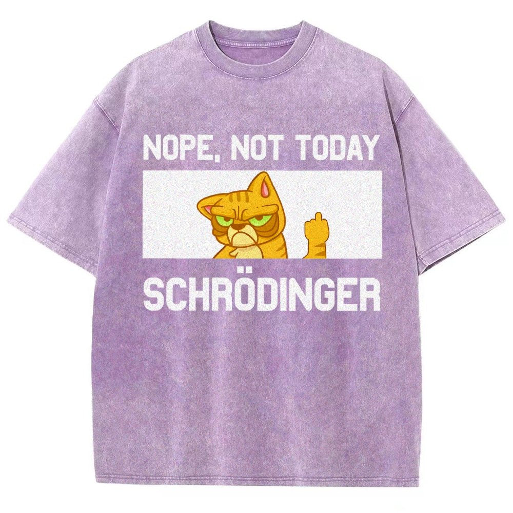 Schroedingers Cat Dark Humor Vintage Distressed T-shirt