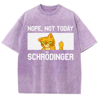 Schroedingers Cat Dark Humor Vintage Distressed T-shirt