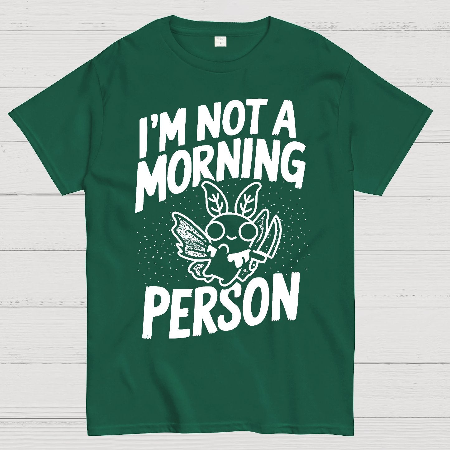 Not A Morning Bug Geek T-Shirt