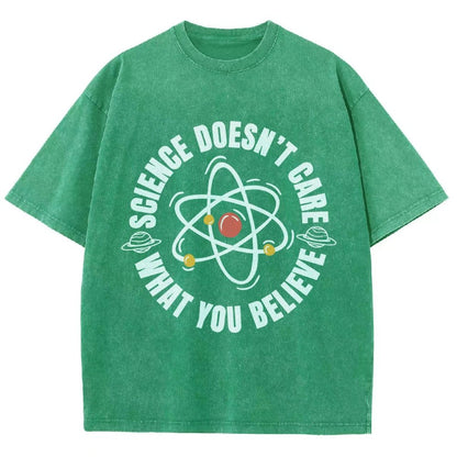 Science Doesn't Care What You Believe Vintage Distressed T-shirt