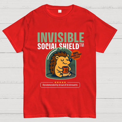 Invisible Social Shield Geek T-Shirt