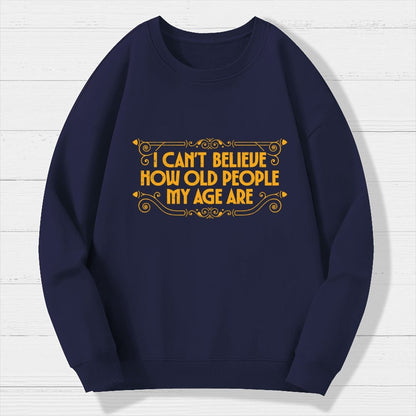 Chronically Young Geek Cotton Sweatshirt