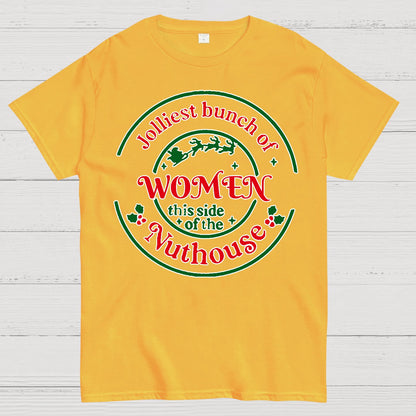 Jolliest Bunch of Women Christmas Geek T-Shirt
