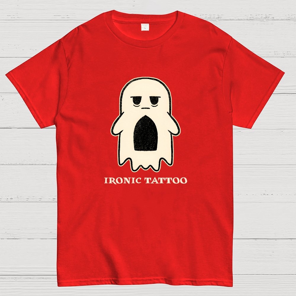 Ironic Tattoo Geek T-Shirt