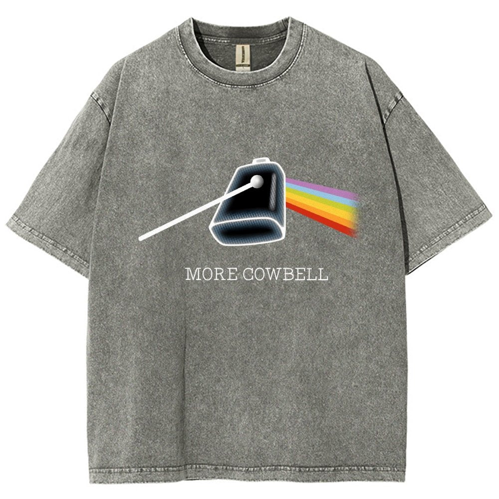 More Cowbell Vintage Distressed T-shirt