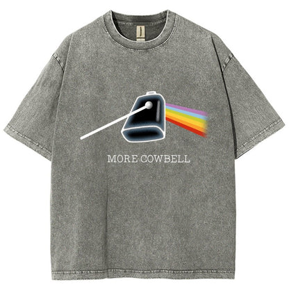 More Cowbell Vintage Distressed T-shirt