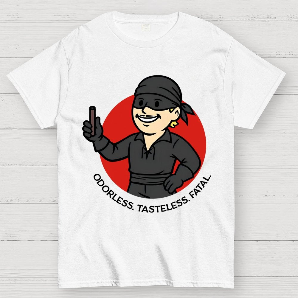 Odorless, Tasteless, Fatal Unisex Geek T-Shirt
