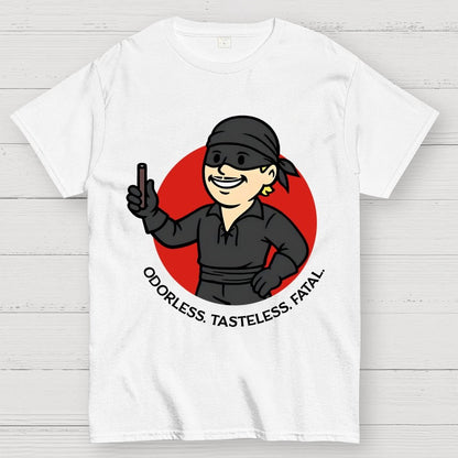 Odorless, Tasteless, Fatal Unisex Geek T-Shirt