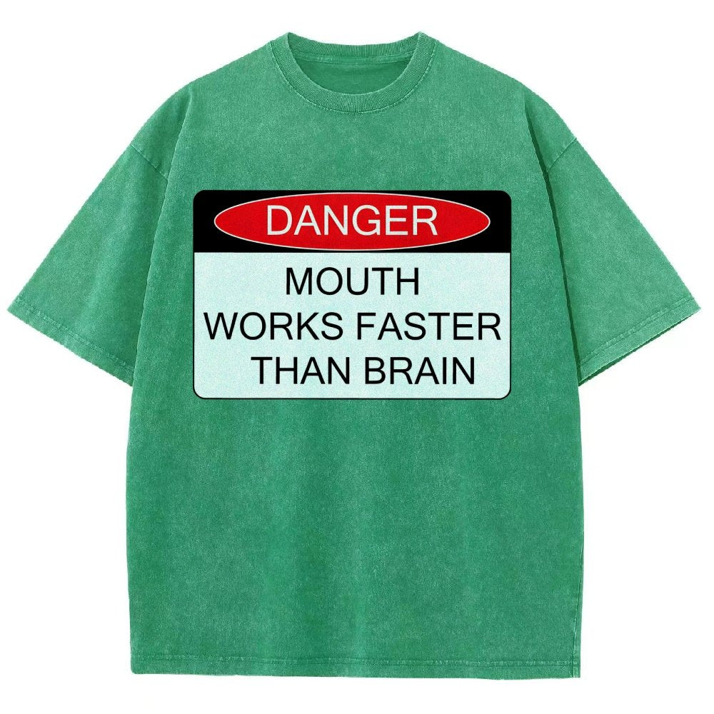 Danger Vintage Distressed T-shirt