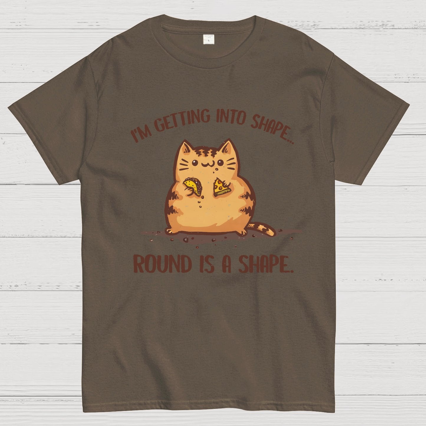 Round is a Shape Geeky T-Shirt