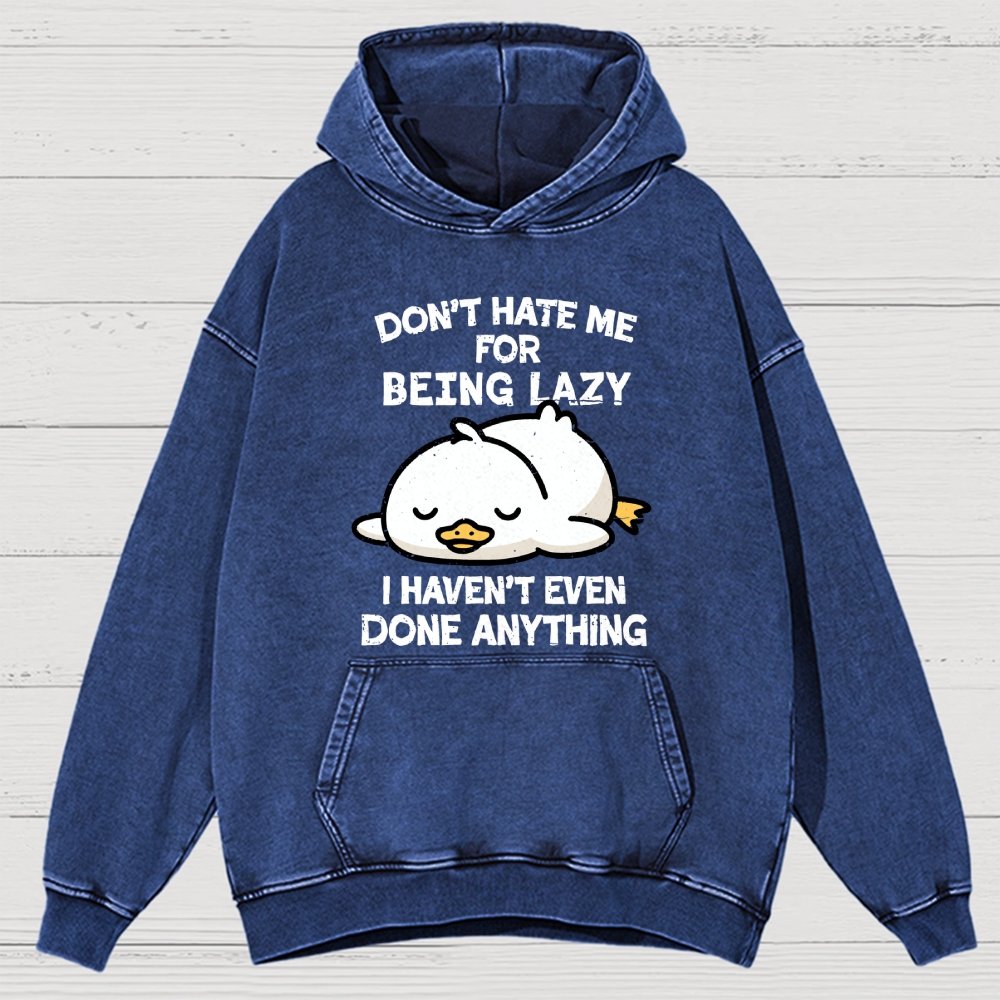 Duck Done Nothing Vintage Distressed Hoodie
