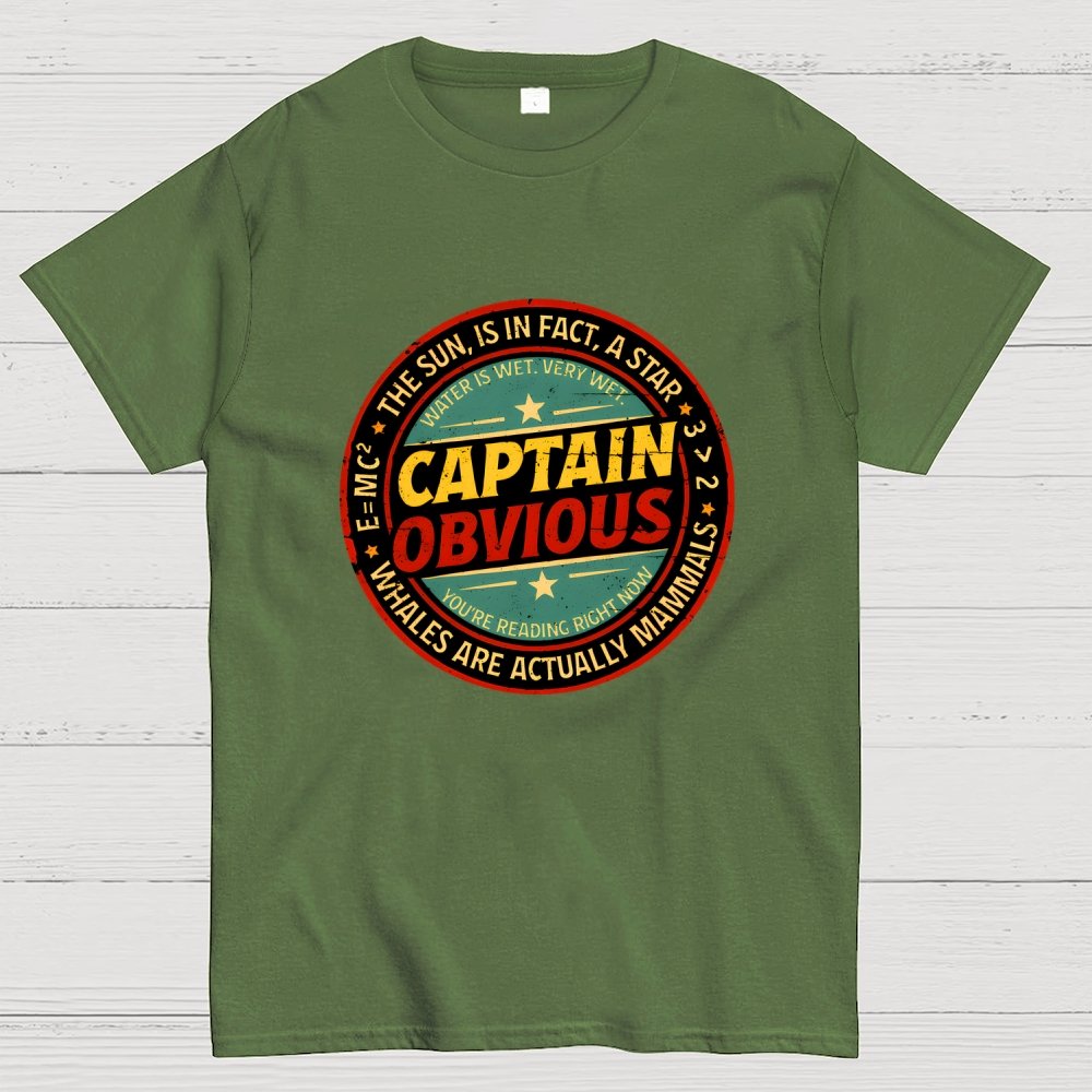 Captain Obvious Geek T-Shirt