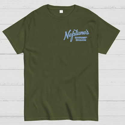 Neptune's Shrimp Shack Front And Back Printing Geek T-Shirt
