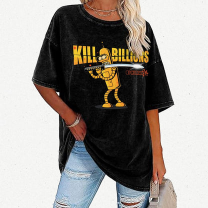 Kill Billions Vintage Distressed T-shirt