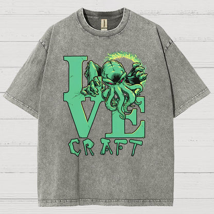 Cthulhu Vintage Distressed T-shirt