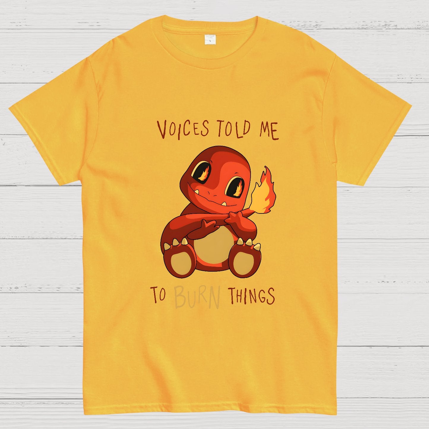 Game Voices Told me to Burn Things Geek T-Shirt