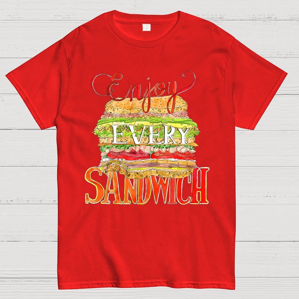 Enjoy Every Sandwich Geek T-Shirt