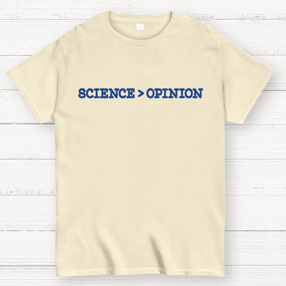 Science vs Opinion Geek T-Shirt