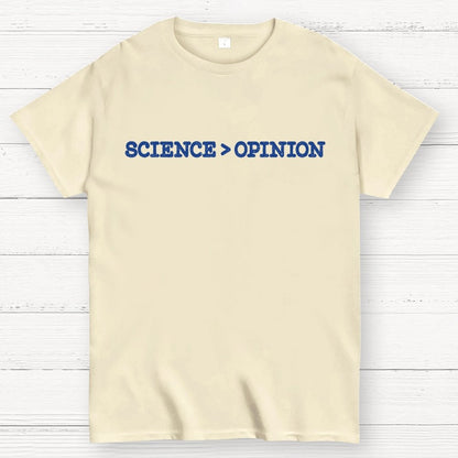 Science vs Opinion Geek T-Shirt