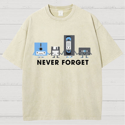 Never Forget Vintage Distressed T-shirt