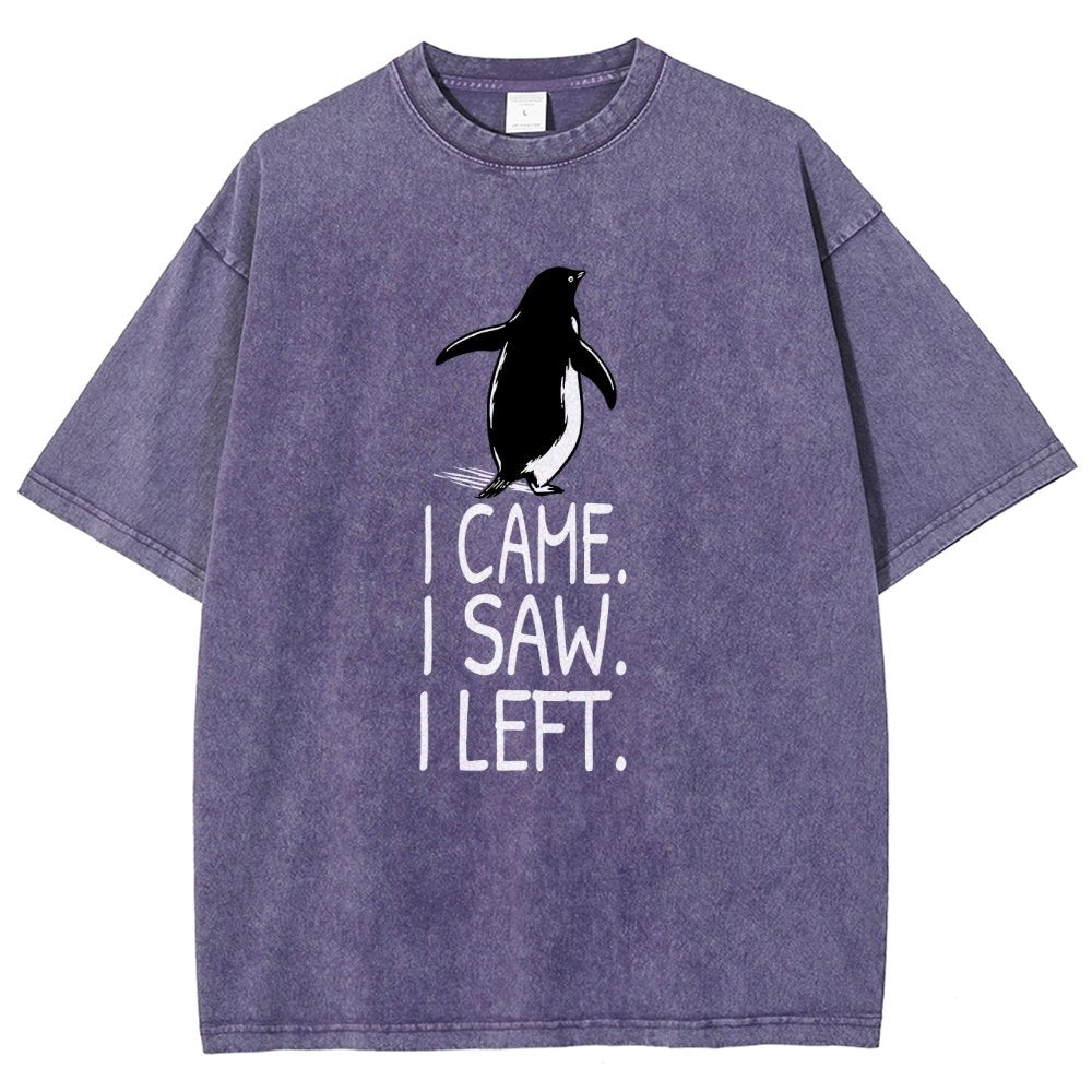 Nihilist Penguin Vintage Distressed T-shirt
