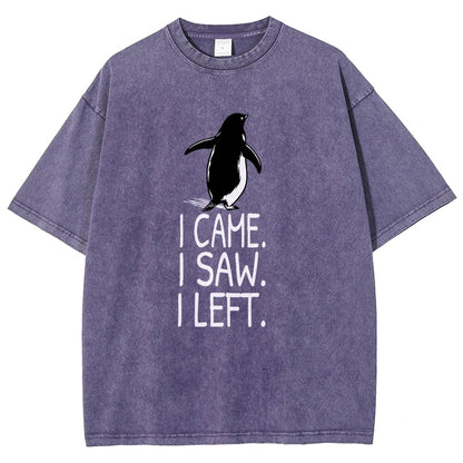 Nihilist Penguin Vintage Distressed T-shirt