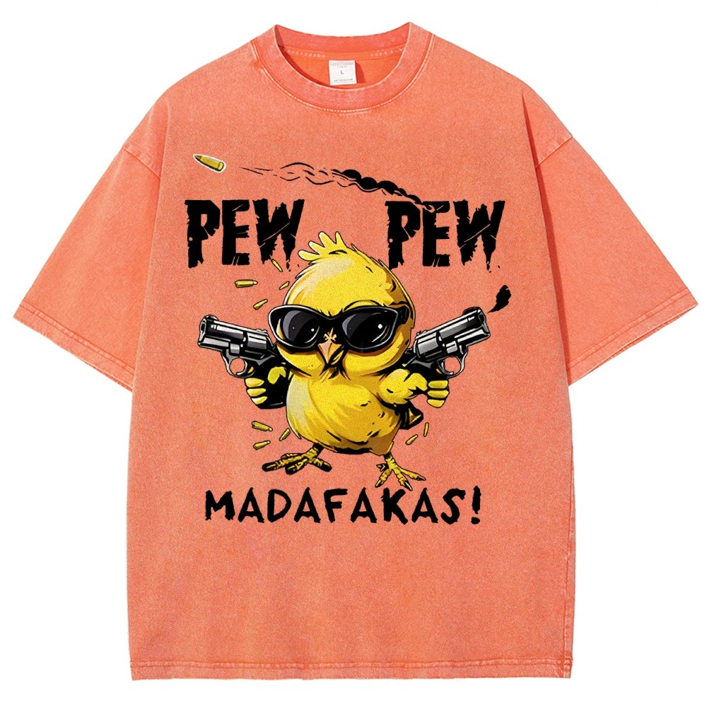 Pew Pew Madafakas! Vintage Distressed T-shirt