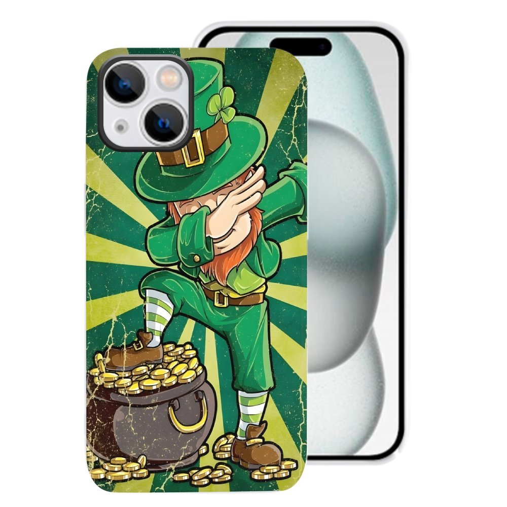 St. Patrick's Day Lucky Green Print Phone Cases