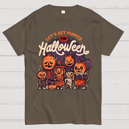 Pumped for Halloween - Cute Pumpkin Geek T-Shirt