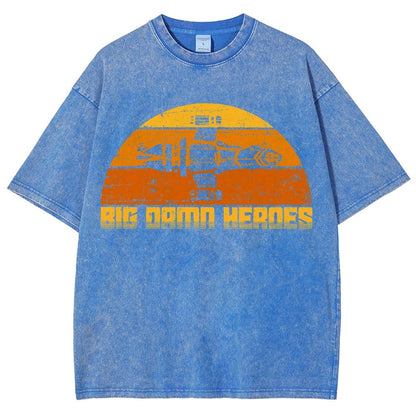 Big Damn Vintage Heroes Vintage Distressed T-shirt