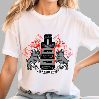 Black Knight Coat of (No) Arms Geek T-Shirt